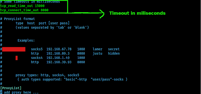 proxy timeout settings