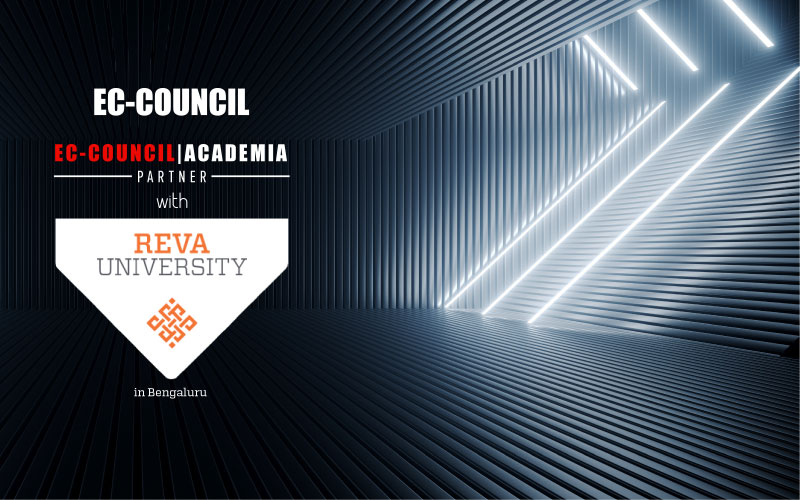 EC-Council Academia Partners with REVA University banner