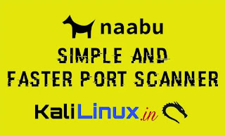 Naabu port scanner on Kali Linux
