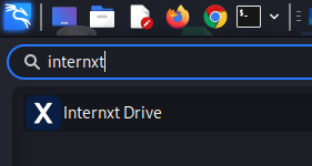 internxt drive on Linux