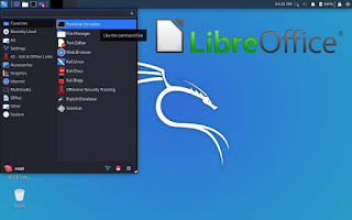 libreoffice in Kali Linux