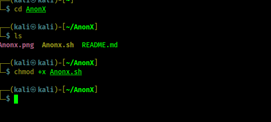 anonx exetuable permission