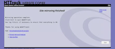 completed mirroring website
