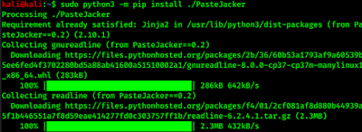 installing pastejacker