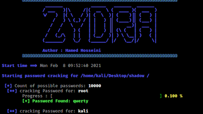 Zydra recovered linux users password