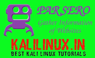 Parsero Scan for Vulnerability on Kali Linux